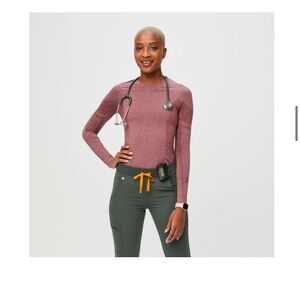 Dark Cherry Salta Seamless - Longsleeve Underscrub